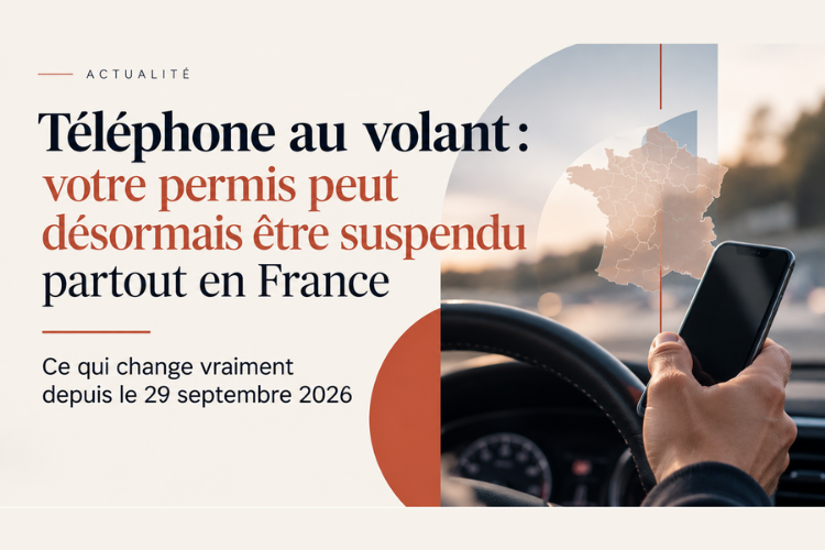 telephone-au-volant-suspension-permis-generalisee-france Contrôle de police avec variété de bonbons gélifiés sur le tableau de bord d'un véhicule.